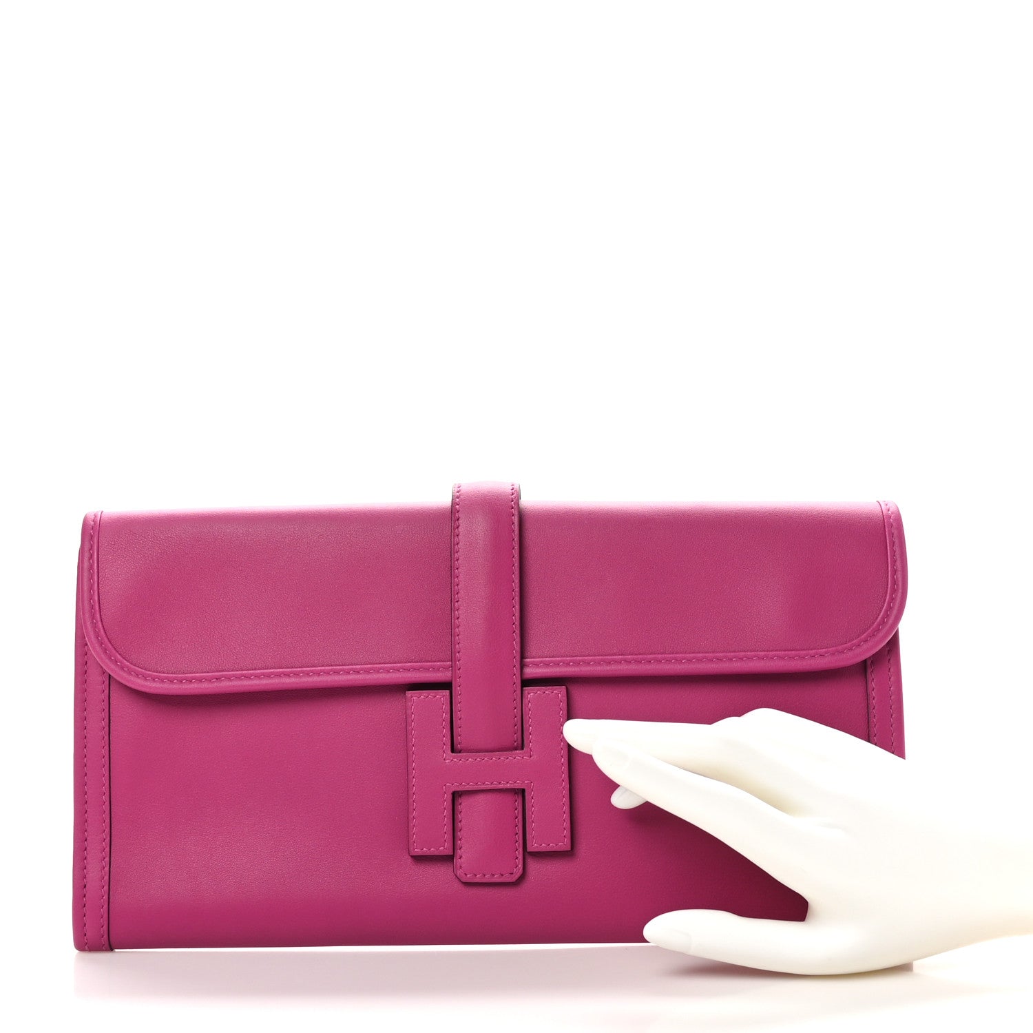 Hermes Swift Jige Elan 29 Clutch Rose Pourpre 2 of 8
