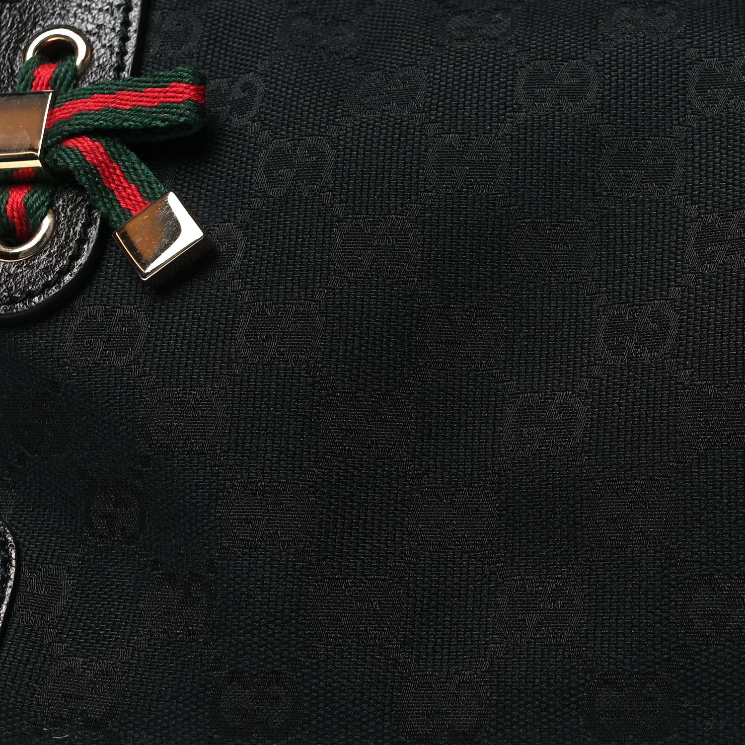 Gucci Monogram Small Princy Satchel Black 8 of 10