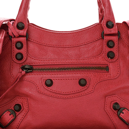 Balenciaga Agneau Classic Hardware Mini City Rose Thulian 9 of 11