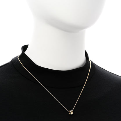 Chanel 18K Yellow Gold Coco Crush Small Round Pendant Necklace 2 of 7
