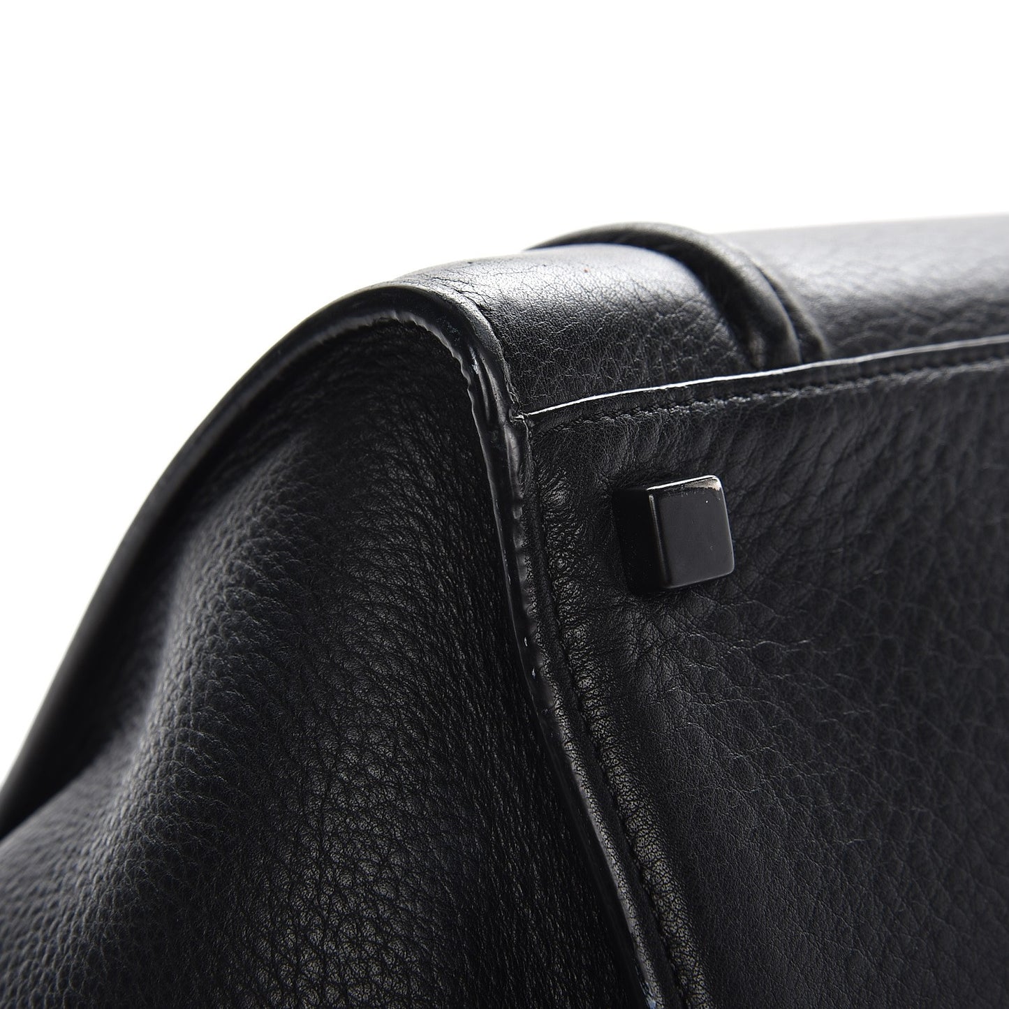 Supple Calfskin Medium Phantom Luggage Black