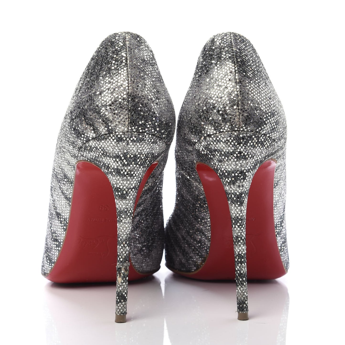 Glitter Sirene Pigalle Follies 100 Pumps 39 Silver