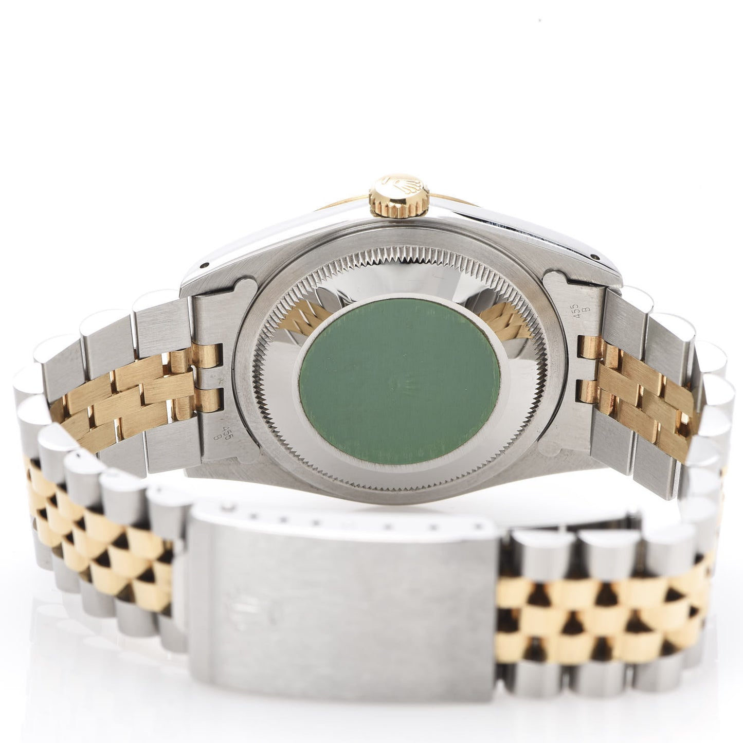 Stainless Steel 18K Yellow Gold Diamond 36mm Oyster Perpetual Datejust Watch Champagne 16233