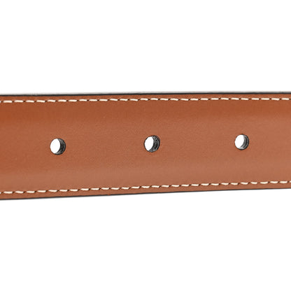 Celine Natural Calfskin Medium 25mm Triomphe Belt 90 36 Tan 6 of 7
