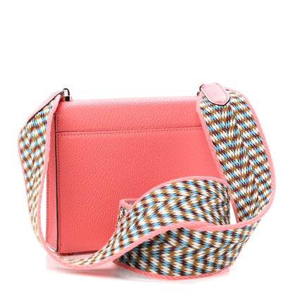 Hermes Chevre Mysore Mini Verrou Large Strap Bag Rose Azalee 2 of 4