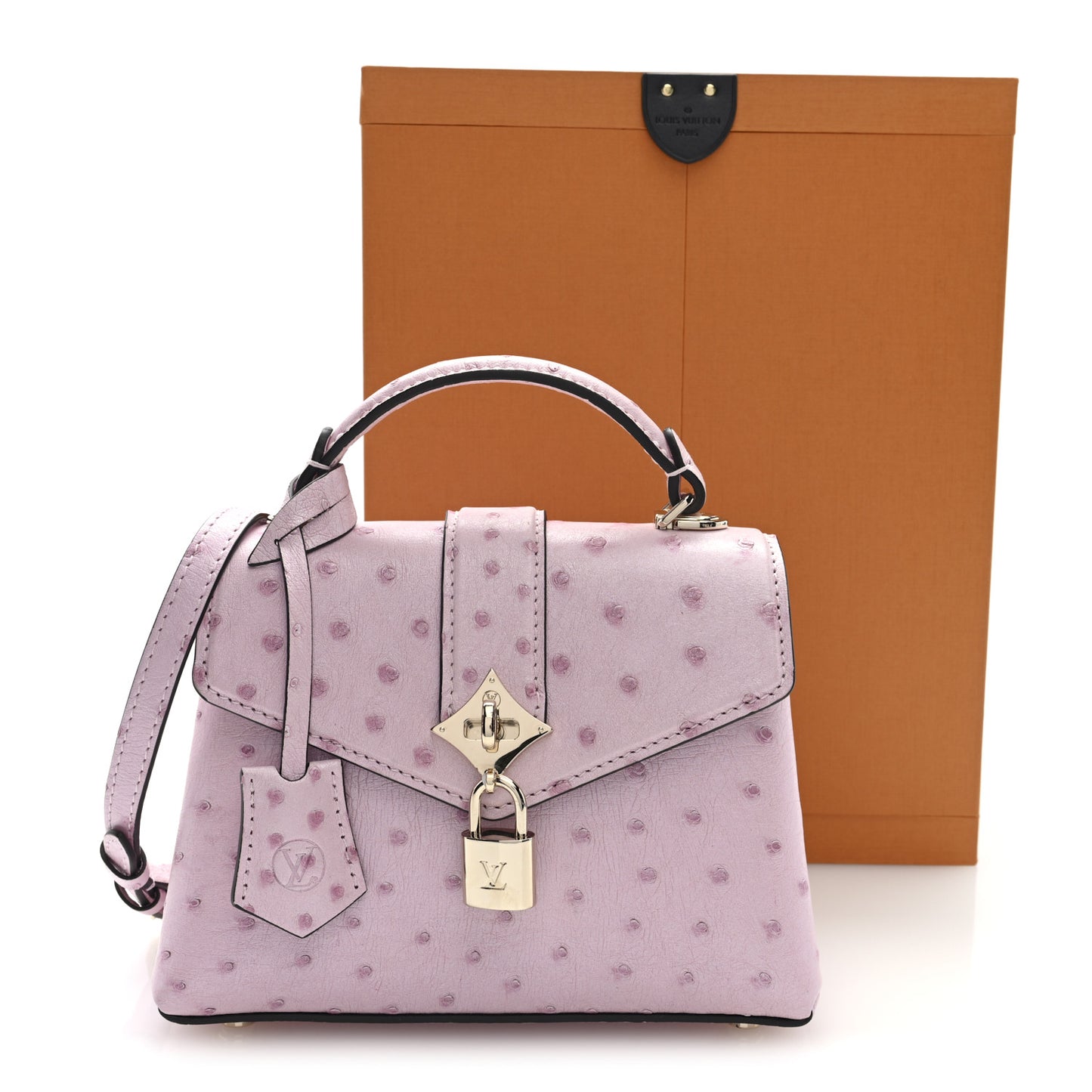 Iridescent Ostrich Rose Des Vents Mini Pearly Lilac