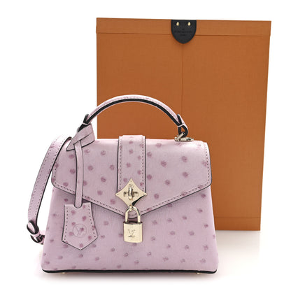 Louis Vuitton Iridescent Ostrich Rose Des Vents Mini Pearly Lilac 9 of 11