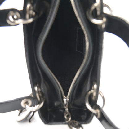 Christian Dior Patent Cannage Medium Lady Dior Black 5 of 11