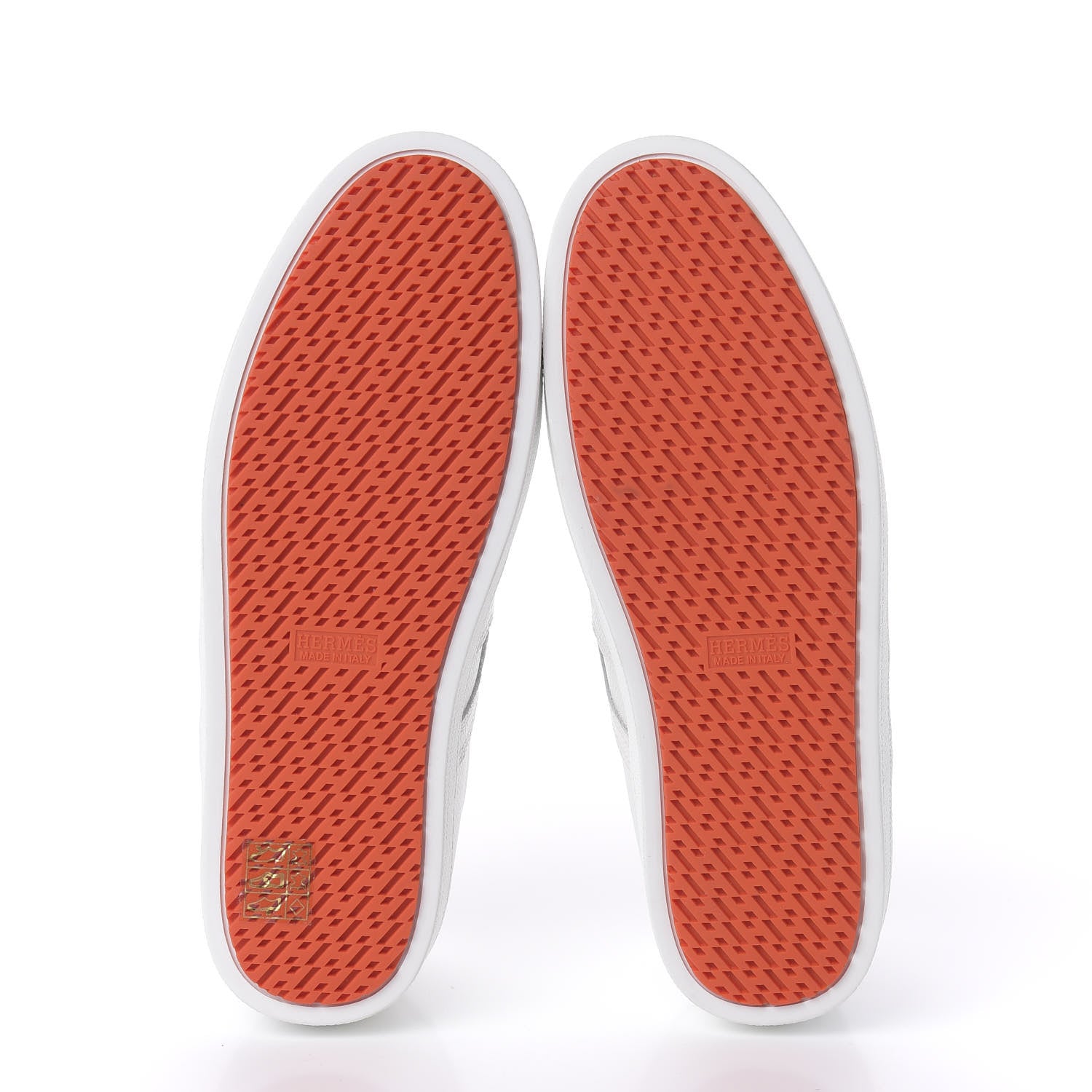 Hermes Epsom Womens Boomerang Sneakers 36 White 6 of 9