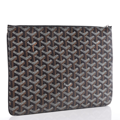 Goyard Goyardine Senat Pochette MM Black 3 of 9