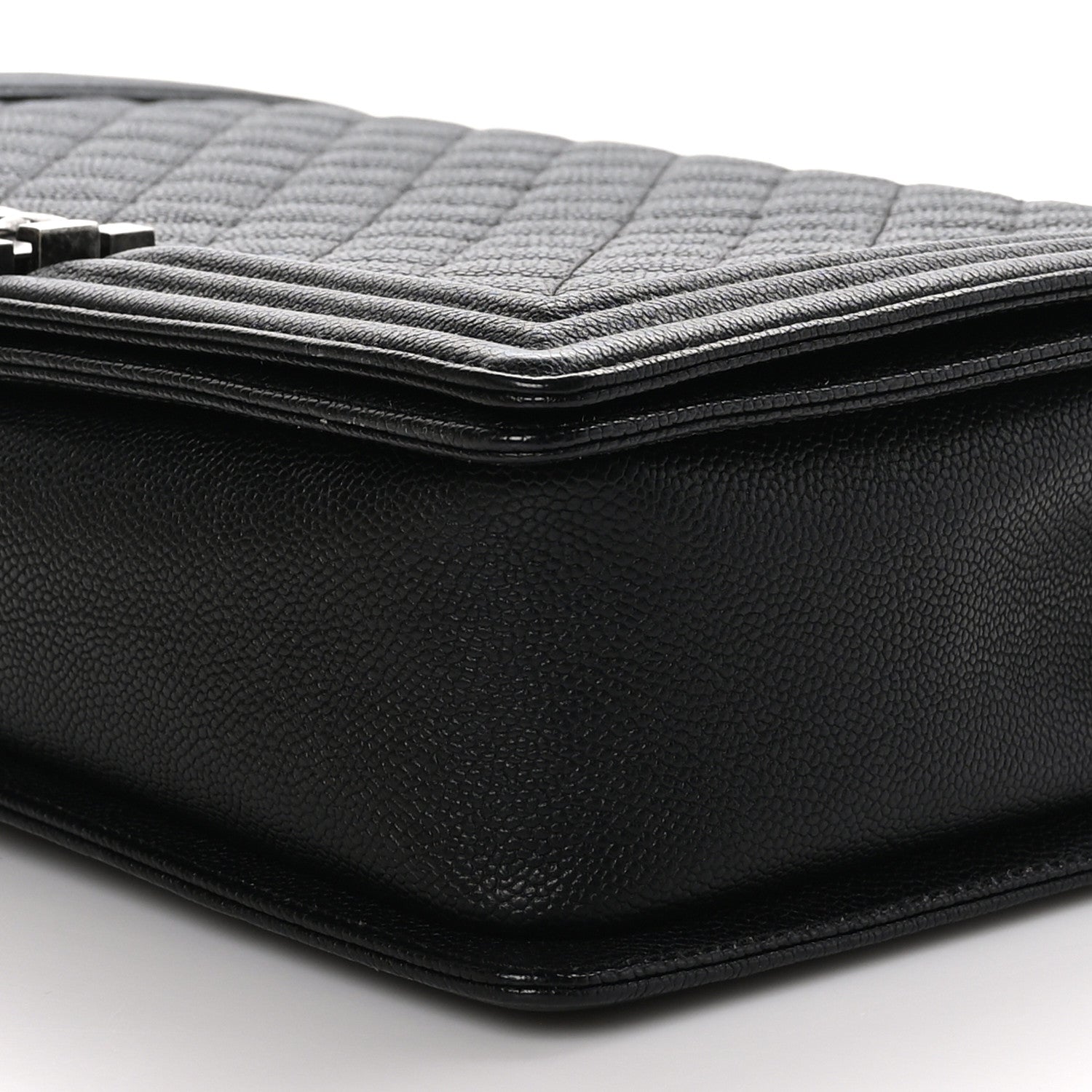 Chanel Caviar Quilted Large Boy Flap Black 9 of 10