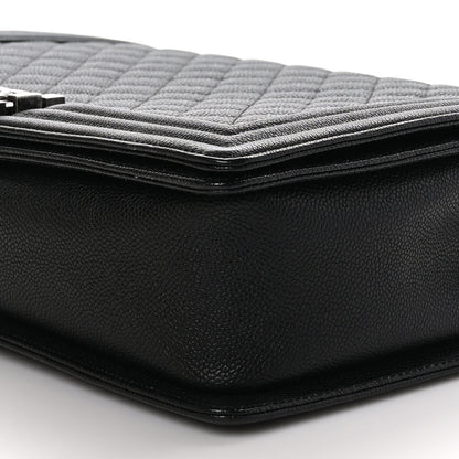 Chanel Caviar Quilted Large Boy Flap Black 9 of 10
