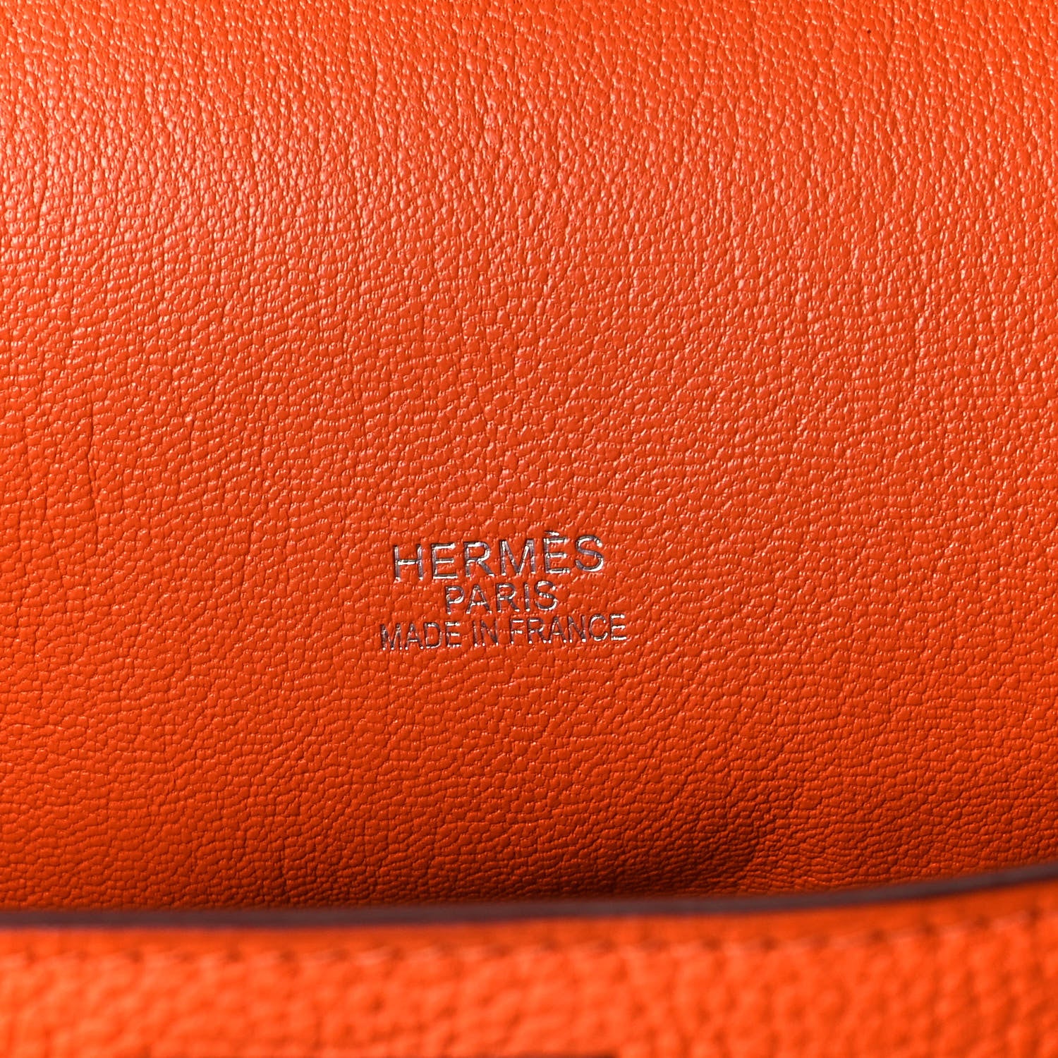 Hermes Taurillon Clemence Jypsiere 31 Orange 6 of 12