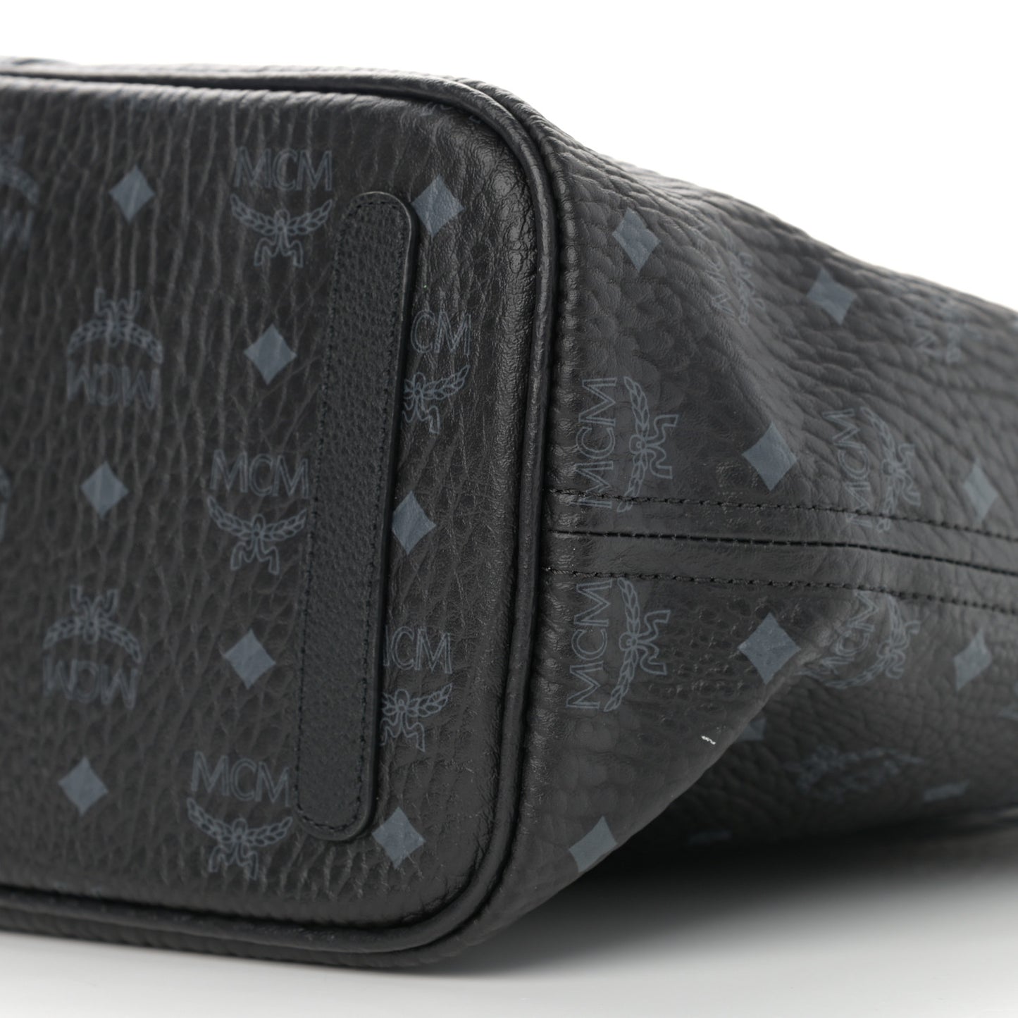 Visetos Medium Liz Reversible Shopper Tote Black