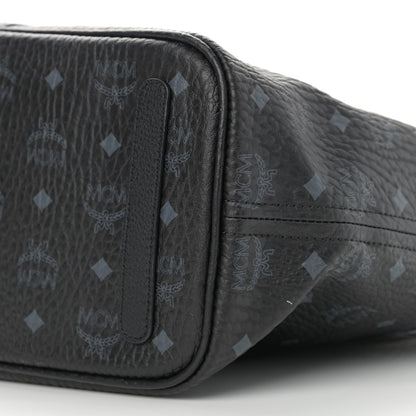 MCM Visetos Medium Liz Reversible Shopper Tote Black 15 of 16