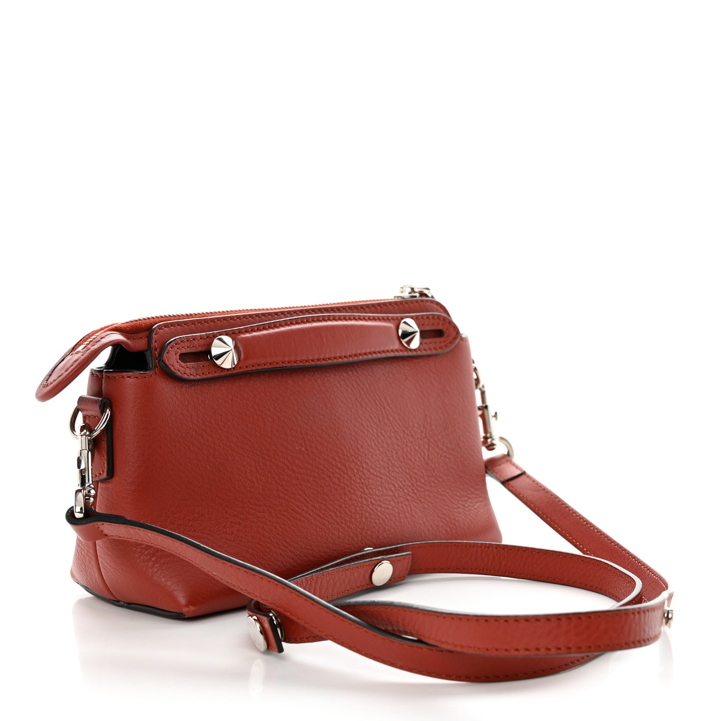 Vitelloi Dolce Lurex Mini By The Way Boston Bag Burgundy