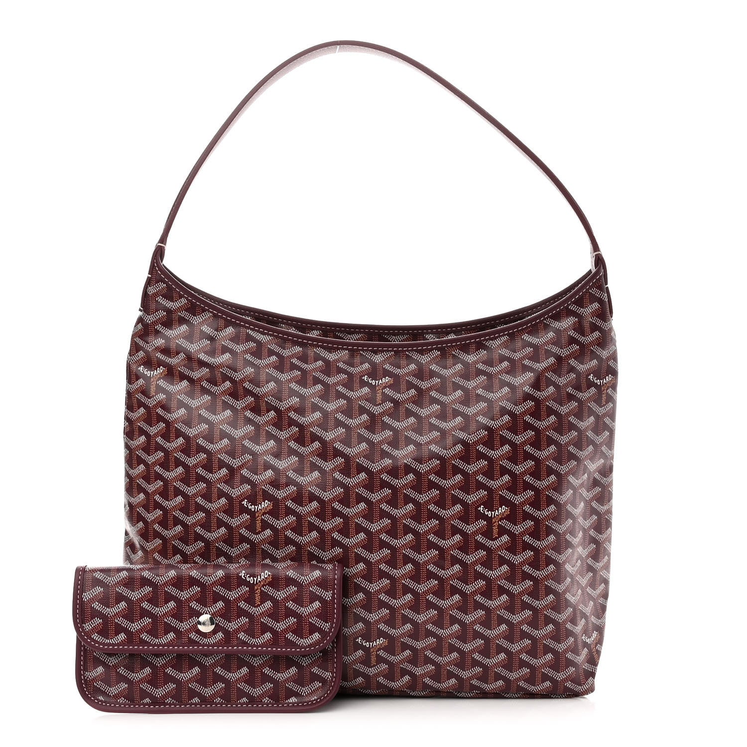 Goyard Goyardine Boheme Hobo Burgundy 1 of 10