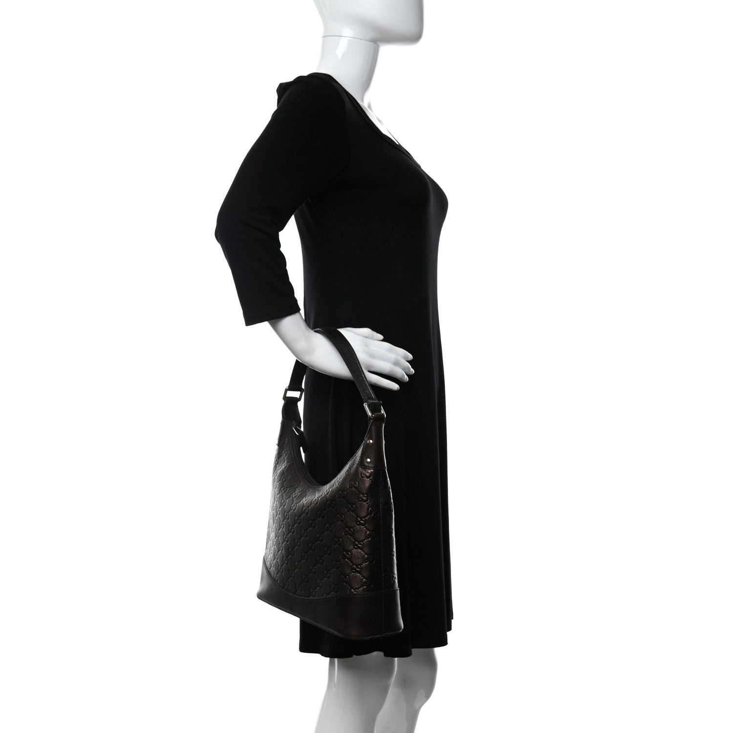 Gucci Guccissima Small Hobo Bronze 2 of 10