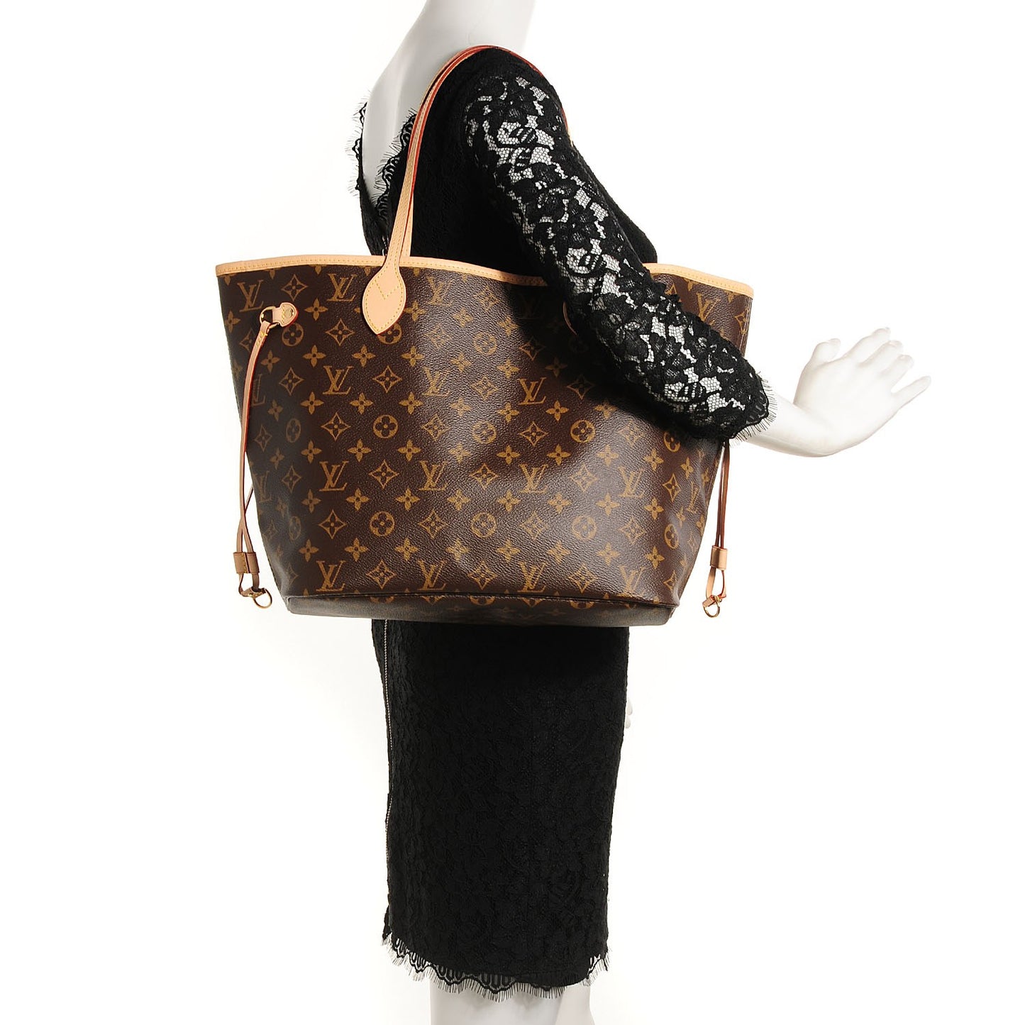 Monogram Neo Neverfull MM Rose Ballerine