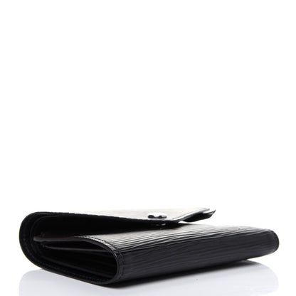 Louis Vuitton Epi Victorine Wallet Black 4 of 12