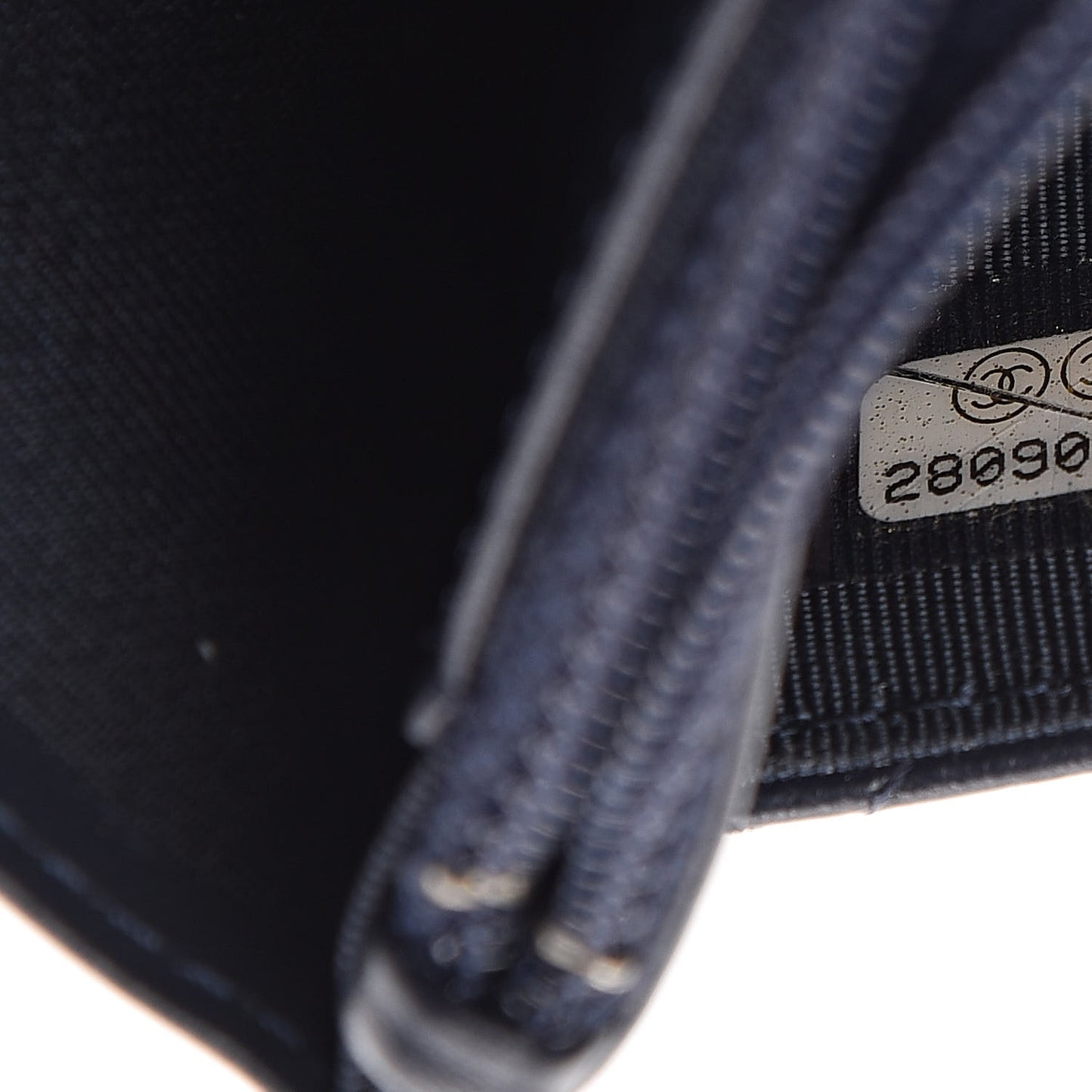 Aged Calfskin Quilted Reissue Wallet On Chain WOC Navy