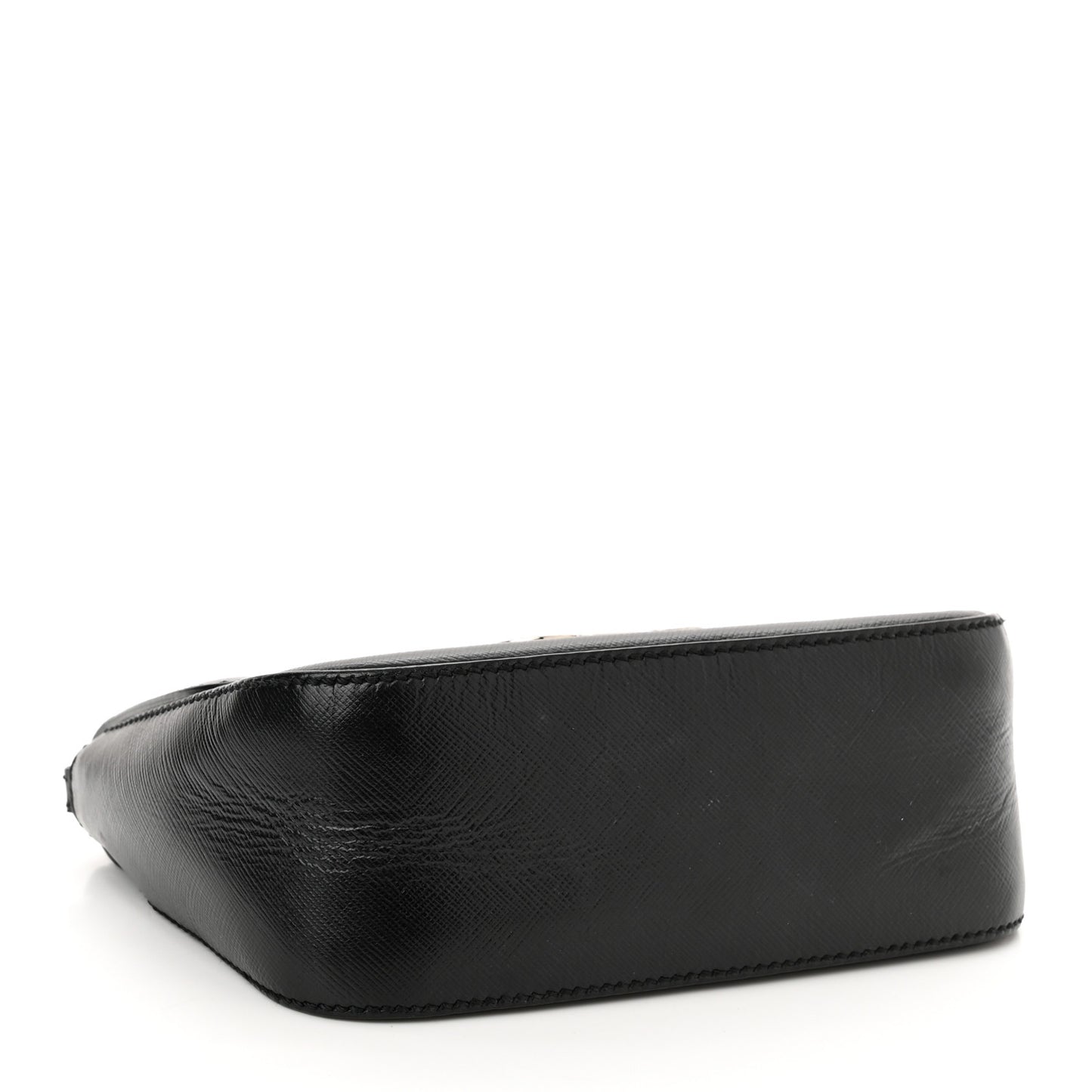 Saffiano Paris Crossbody Bag Black