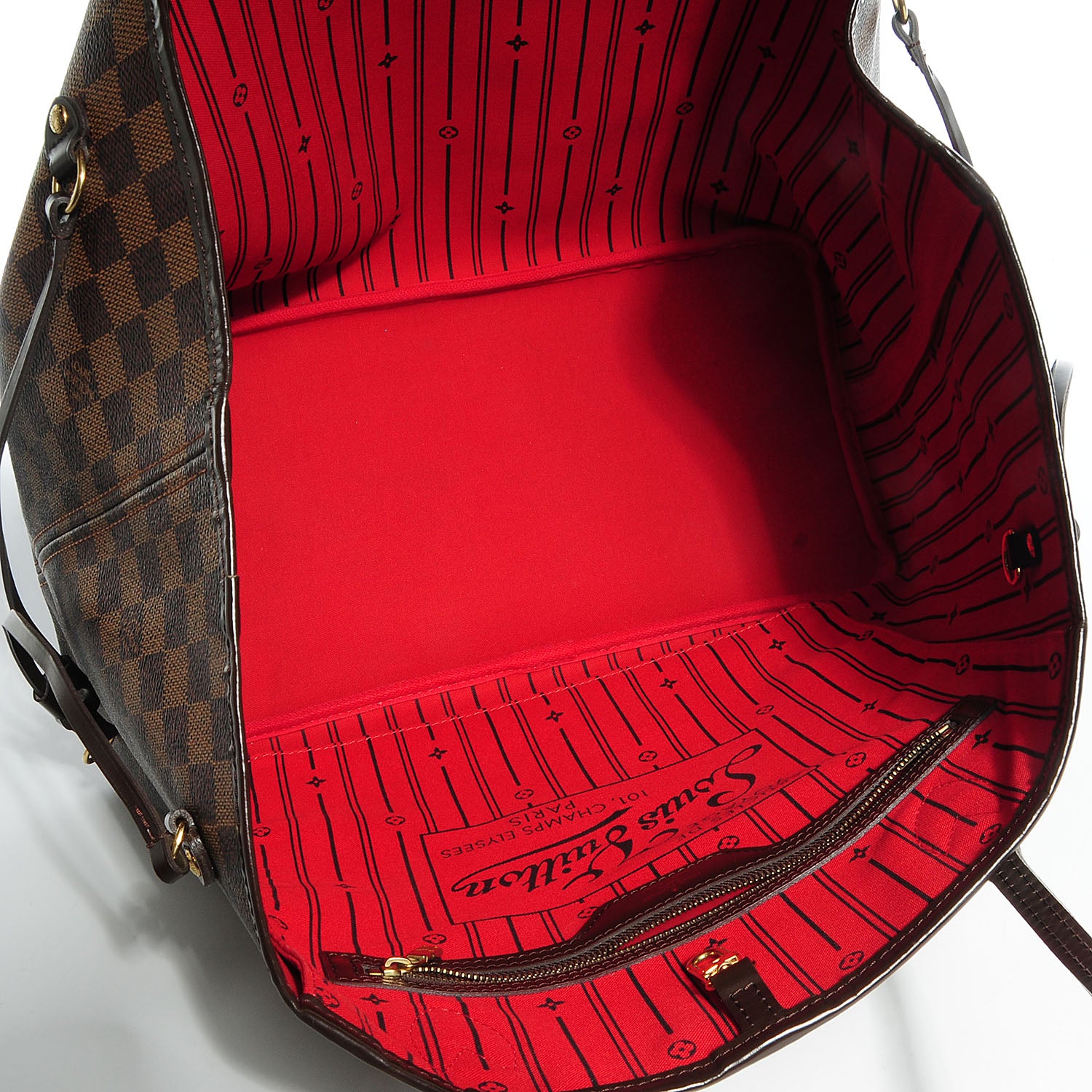 Louis Vuitton Damier Ebene Neverfull GM 5 of 7