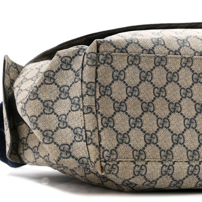 Gucci GG Plus Monogram Messenger Diaper Bag Navy 10 of 13