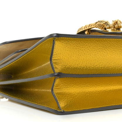 Gucci Metallic Calfskin Medium Dionysus Shoulder Bag Yellow 4 of 11