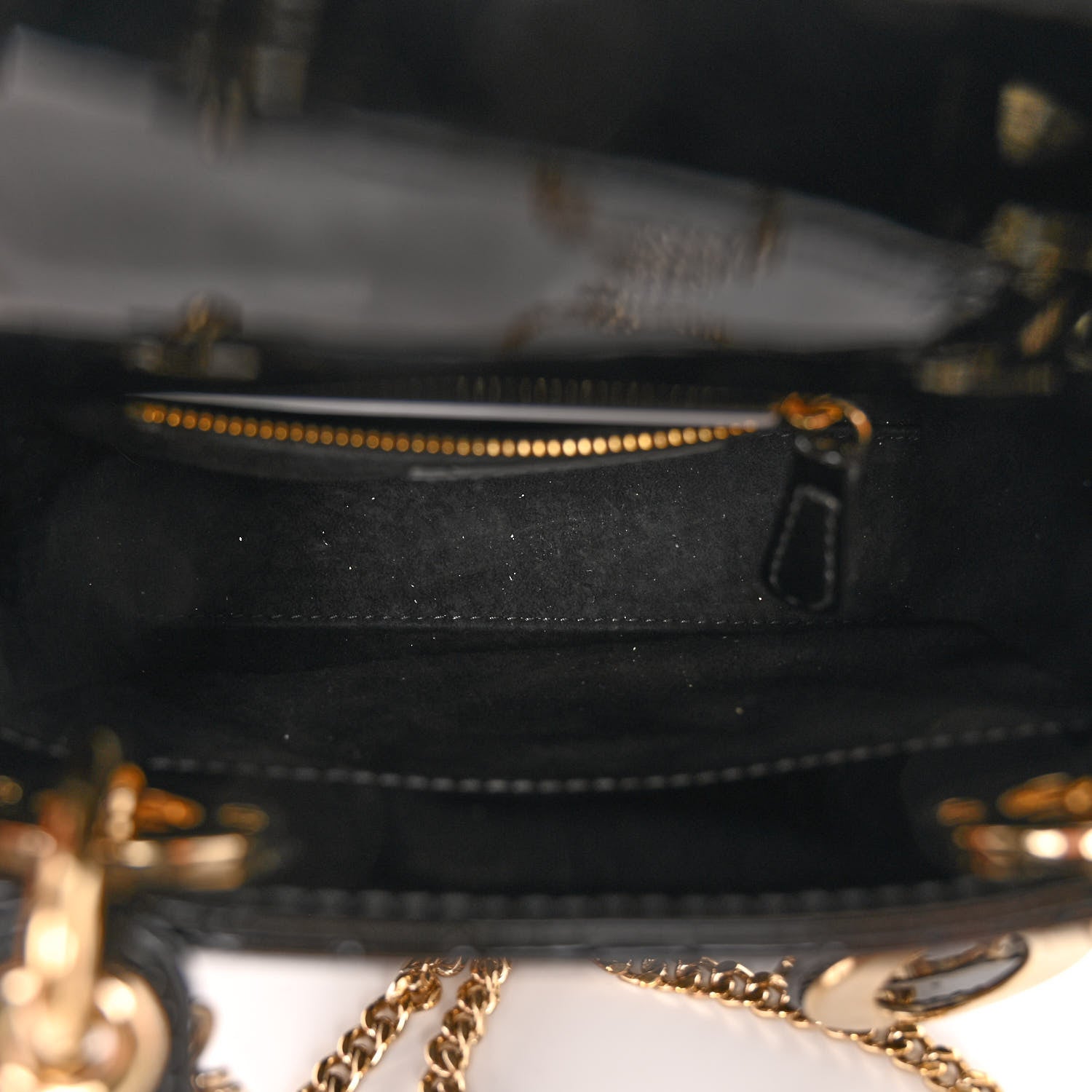 Christian Dior Patent Cannage Mini Lady Dior Black 5 of 9