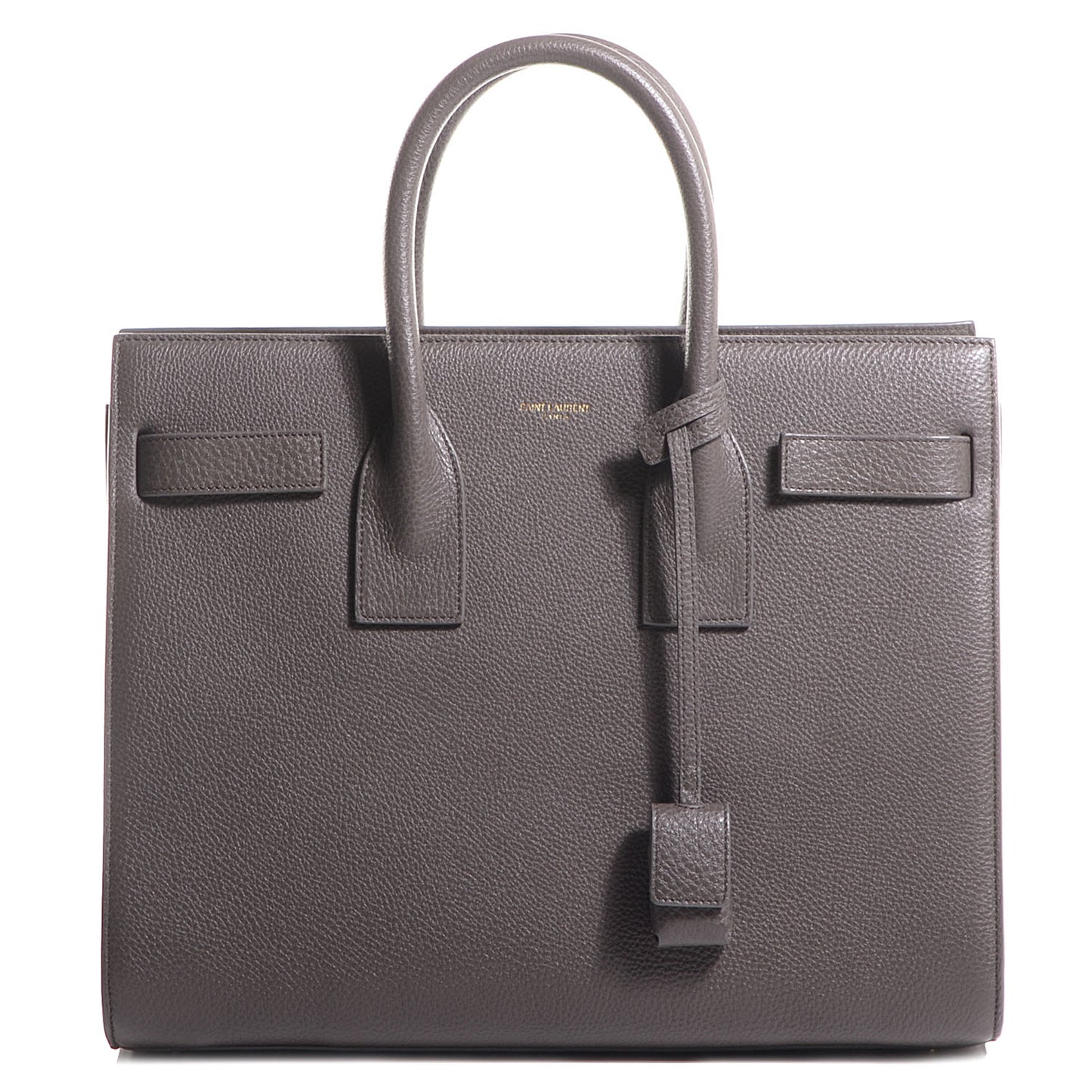 Grained Calfskin Small Sac De Jour Fog