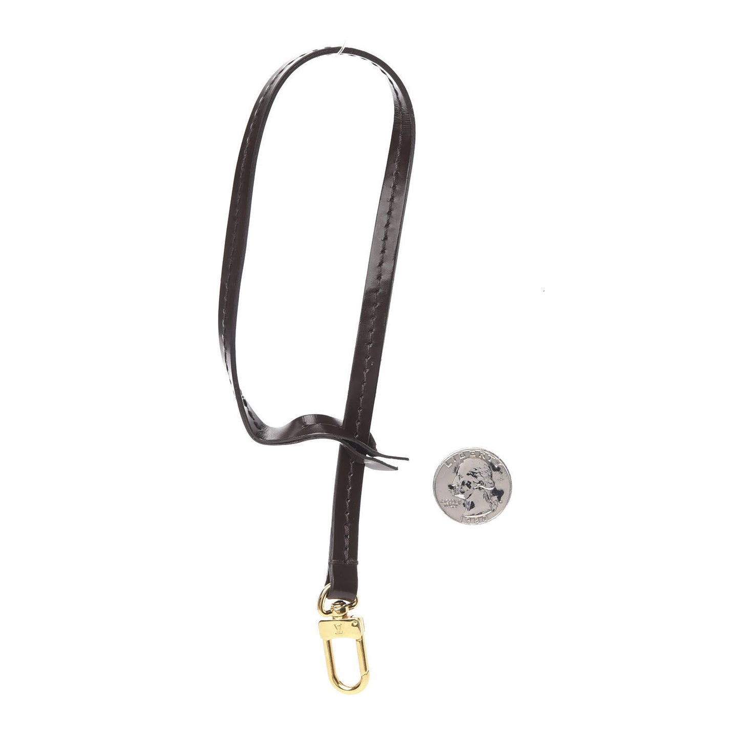 Calfskin Pochette Accessories Strap Brown