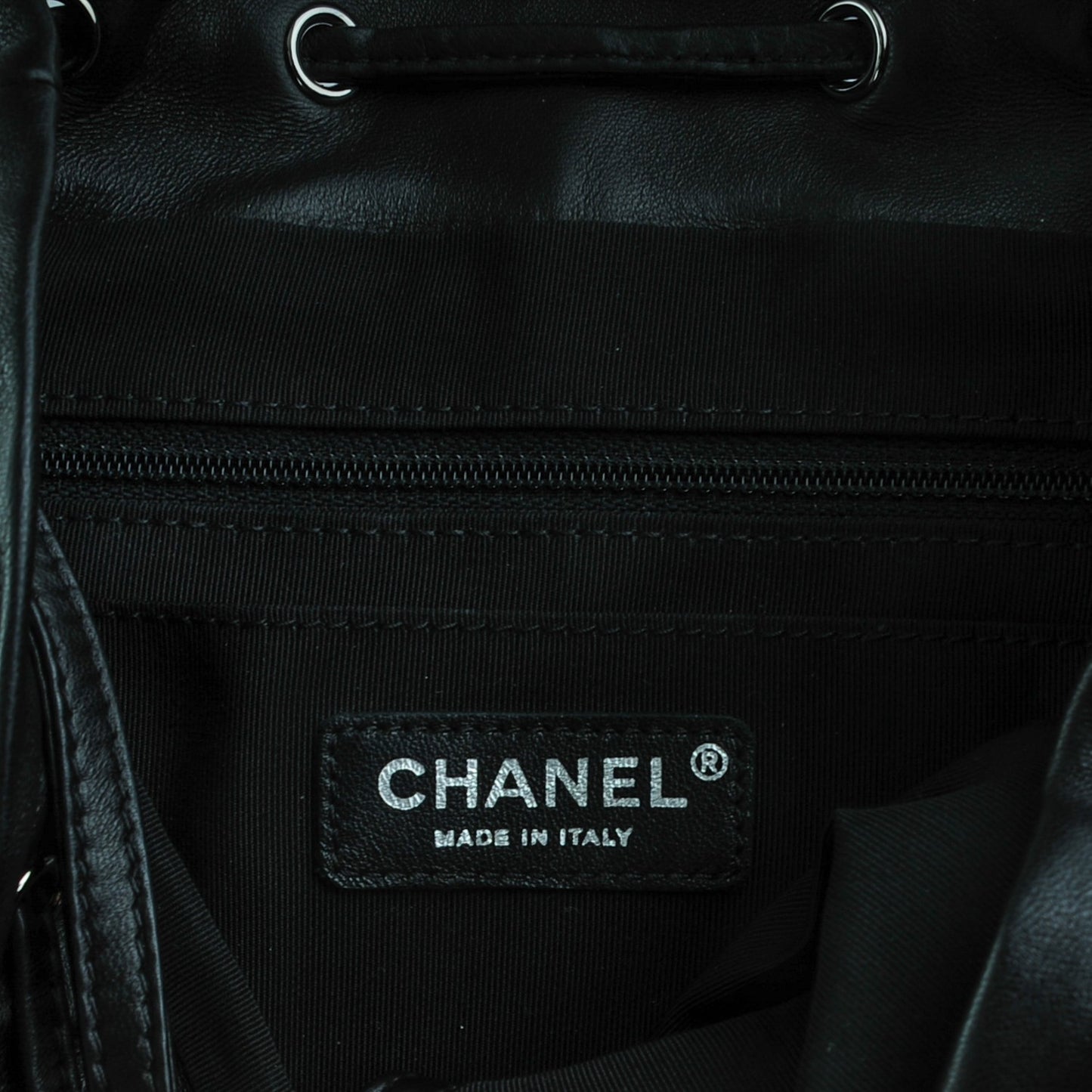 Lambskin Quilted Large Urban Spirit Backpack Black
