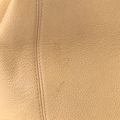 Chanel Caviar CC Shoulder Bag Beige 20 of 22