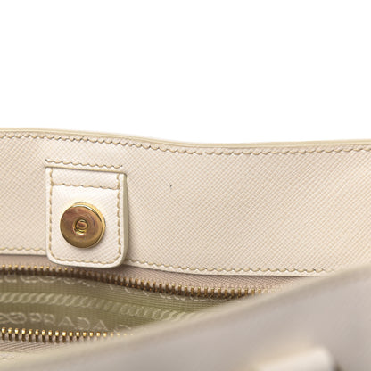 Prada Saffiano Lux Large Tote Talco 8 of 14