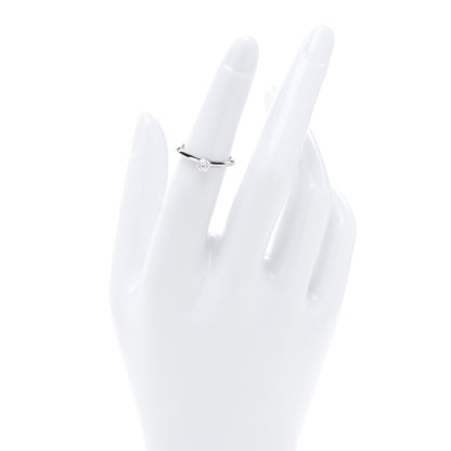 Tiffany Platinum Diamond .23ct Solitaire Engagement Ring 49 5 2 of 6