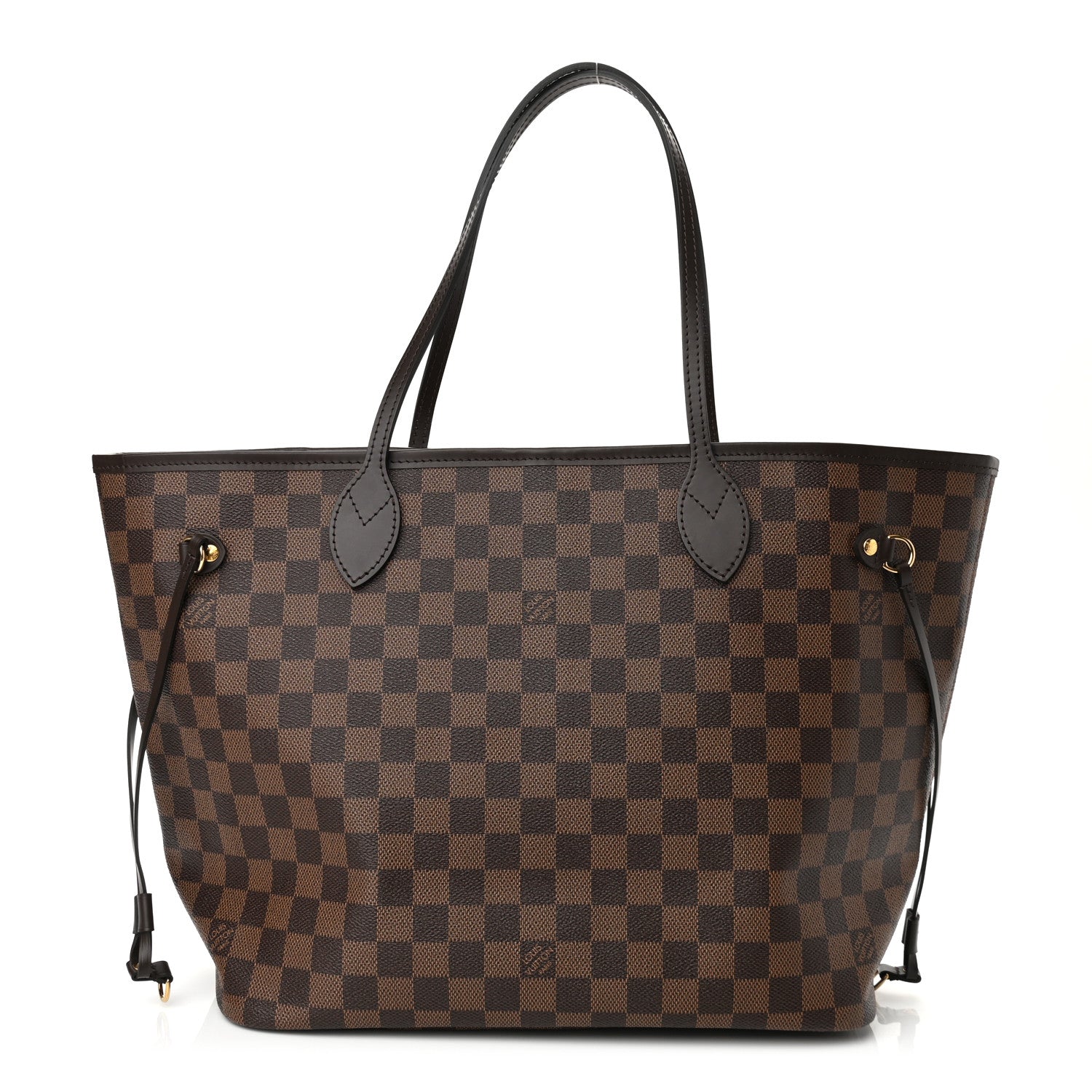 Louis Vuitton Damier Ebene Neo Neverfull MM Rose Ballerine 1 of 9
