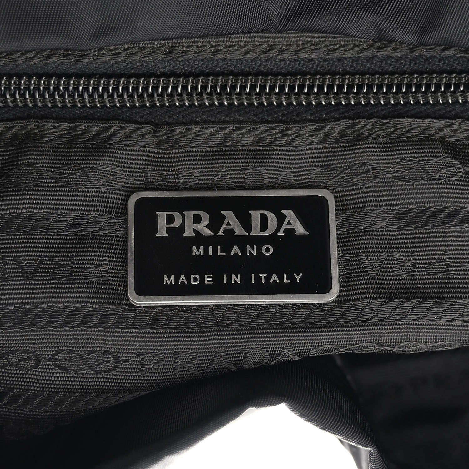 Prada Nylon Vela Medium Backpack Black 6 of 9