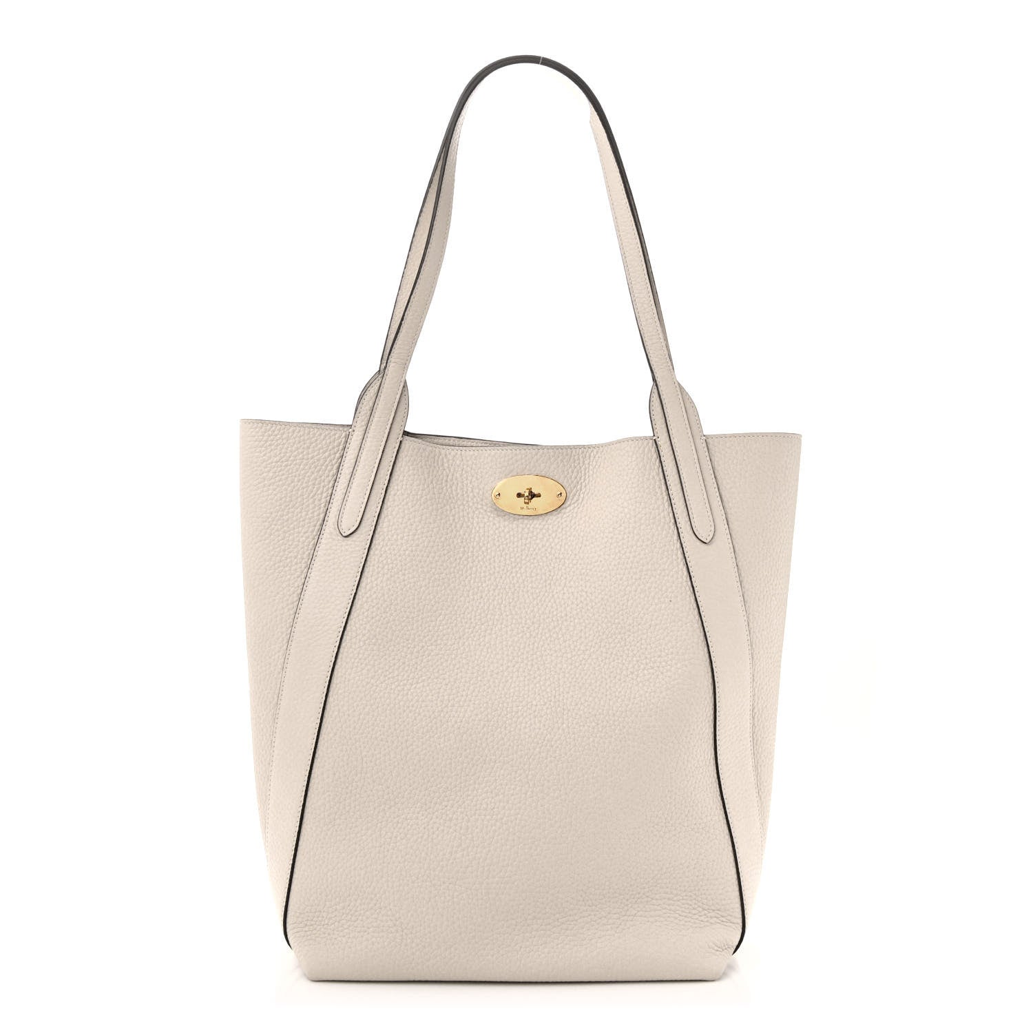 Mulberry Heavy Grain Bayswater North South Tote Chalk 1 of 10