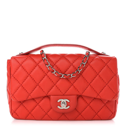 Chanel Lambskin Quilted Medium Easy Carry Flap Red 1 of 11