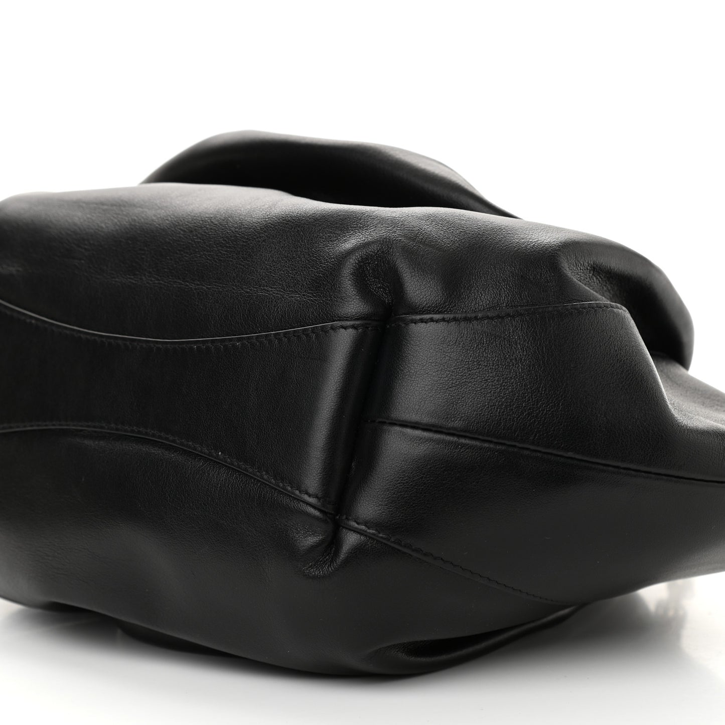 Calfskin Kenny Shoulder Bag Black