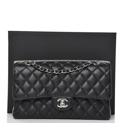Chanel Caviar Quilted Medium Double Flap Black 9 of 9