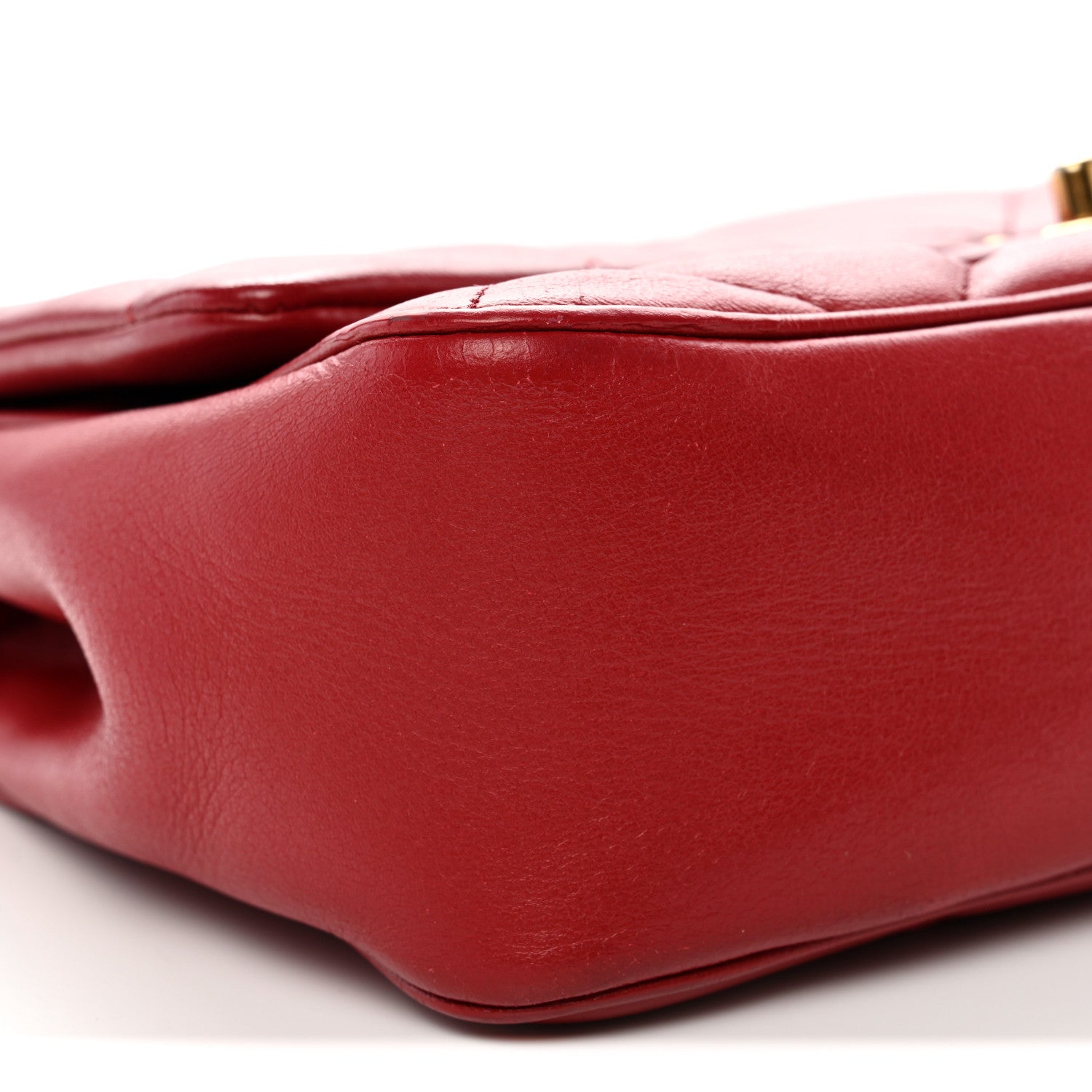Chanel Lambskin Quilted Easy Carry Flap Red 9 of 12