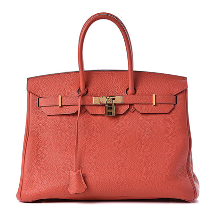 Hermes Togo Birkin 35 Rouge Pivoine 1 of 39