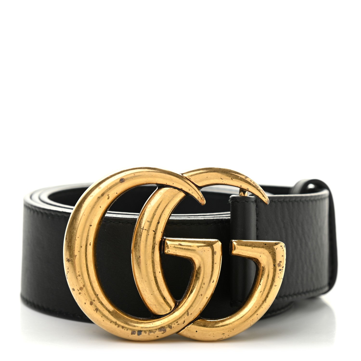 Gucci Calfskin Double G 40mm Belt 85 34 Black 1 of 10