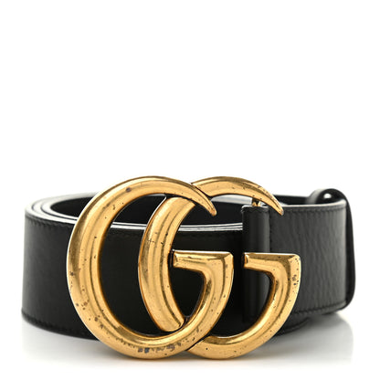 Gucci Calfskin Double G 40mm Belt 85 34 Black 1 of 10