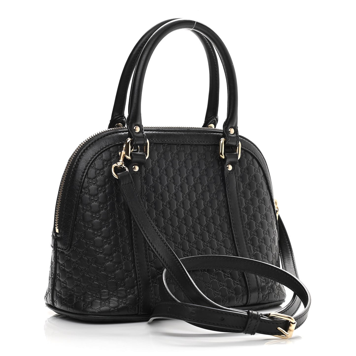 Microguccissima Mini Dome Bag Black