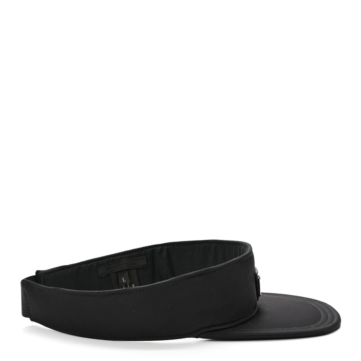 Nylon Triango Metal Triangle Logo Mens Visor L Black