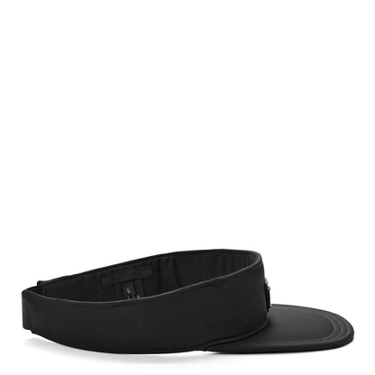Prada Nylon Triango Metal Triangle Logo Mens Visor L Black 5 of 9