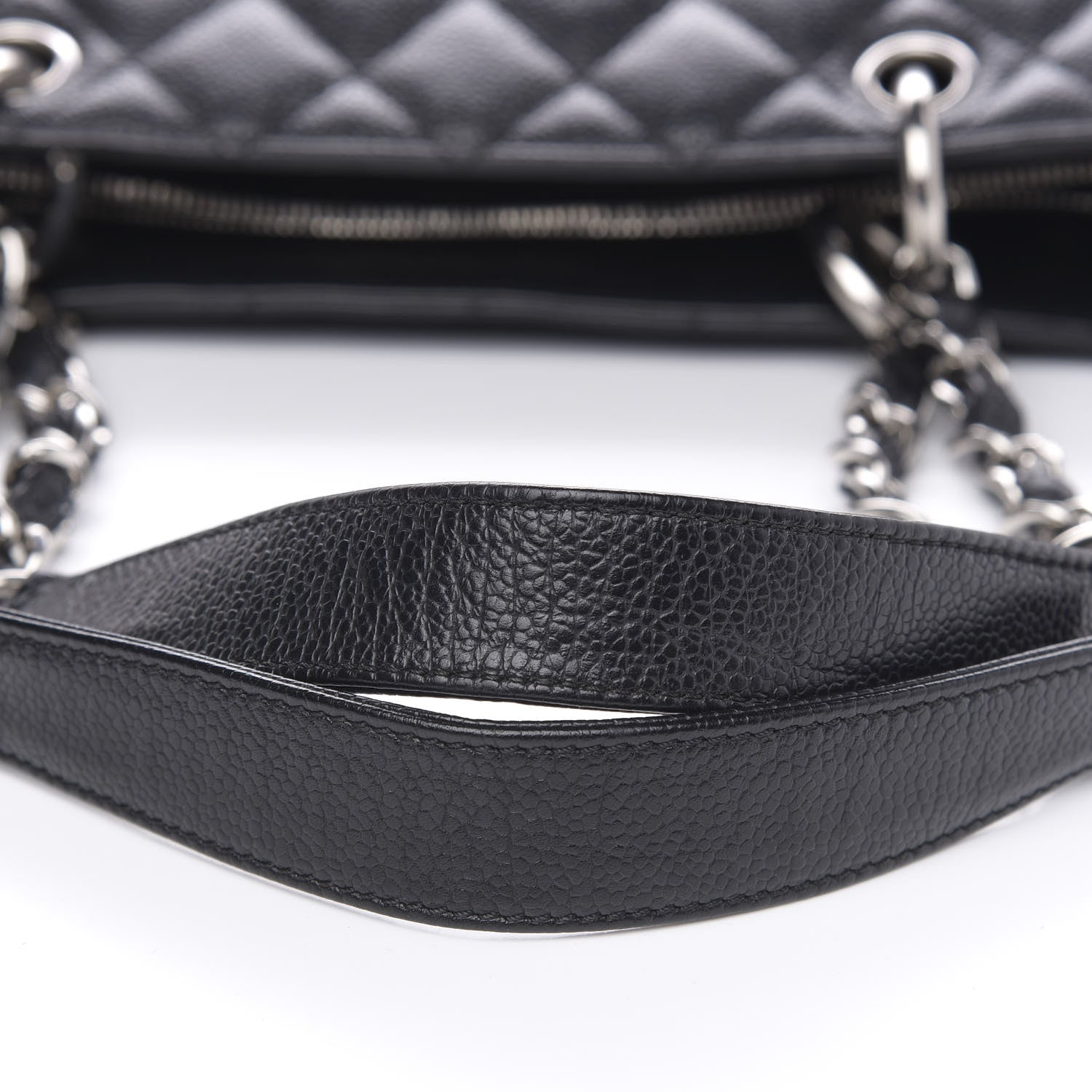 Chanel Caviar Quilted Grand Shopping Tote GST Black 11 of 13